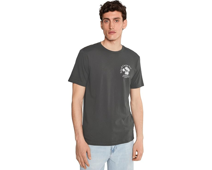 Футболка RVCA Soil Co Short Sleeve с контрастной отстрочкой