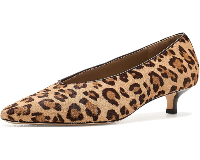 Francesca Leopard-Print Haircalf Pumps