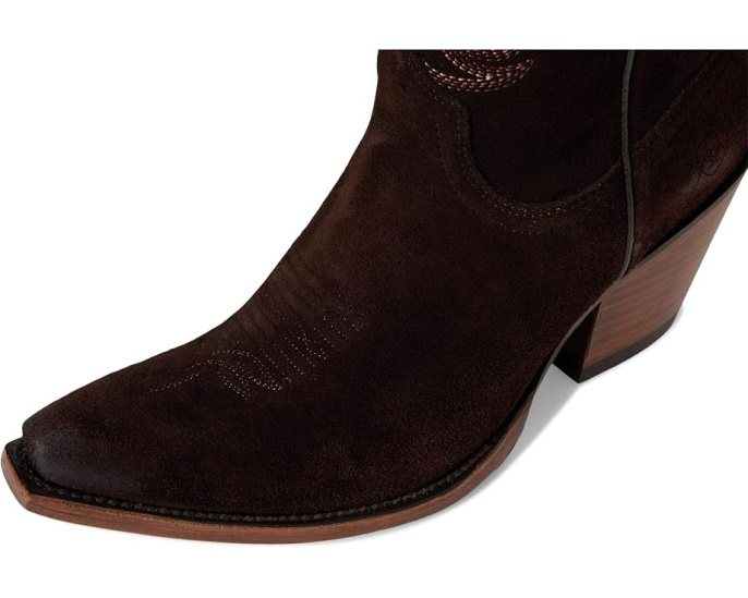 Ariat Laramie ботинки из замши French Roast с квадратным носком