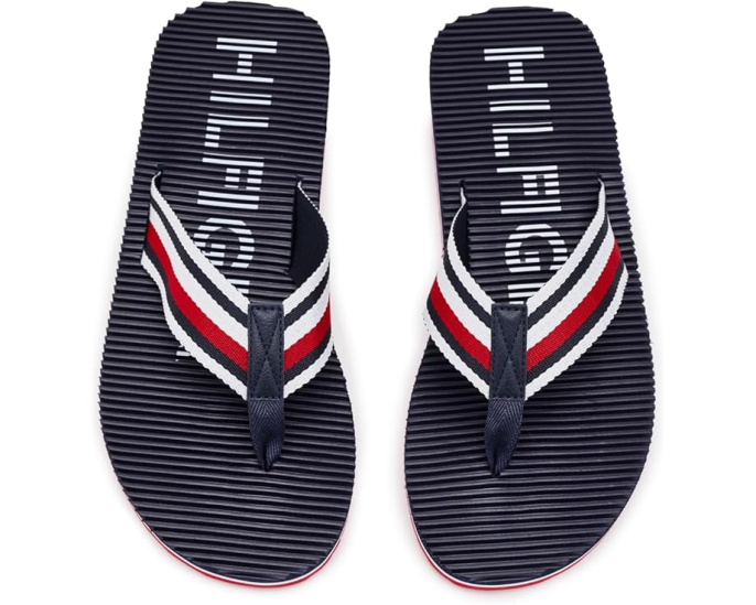 Сандалии Tommy Hilfiger Donom с текстильными ремешками и круглым носком