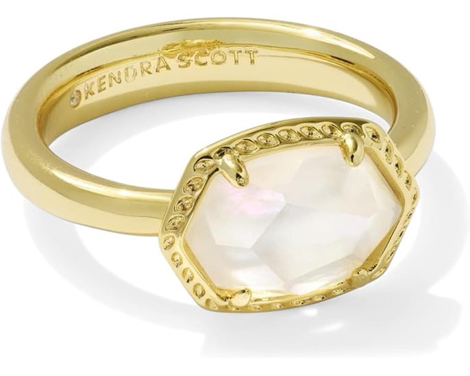 Kendra Scott кольцо Daphne Frame Band с камнем