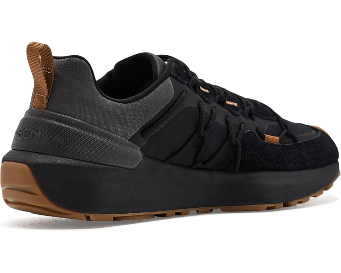 Кроссовки UNEEK Trekker KEEN с инновационной шнуровкой черные