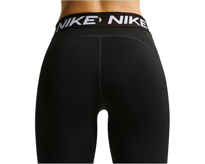 Леггинсы Nike Pro Mid-Rise Crop с технологией Dri-FIT и эластичным поясом