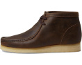Ботинки Clarks Wallabee из кожи или замши на подошве из натурального крепа