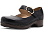 Dansko сабо Bonny Mary Jane из черной кожи с ремешком