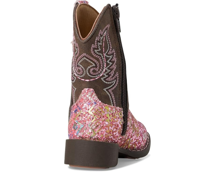 Сапоги Roper Kids Glitter Aztec с ацтекским принтом для девочек