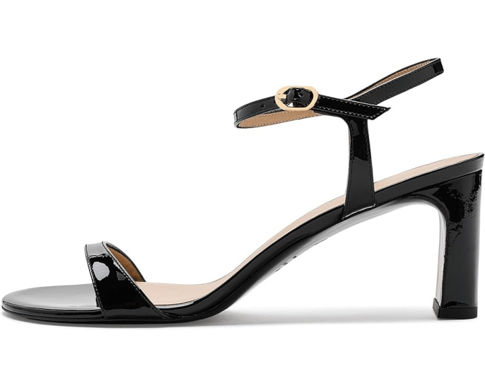 Туфли Stuart Weitzman Babette 60 на квадратном каблуке с ремешком