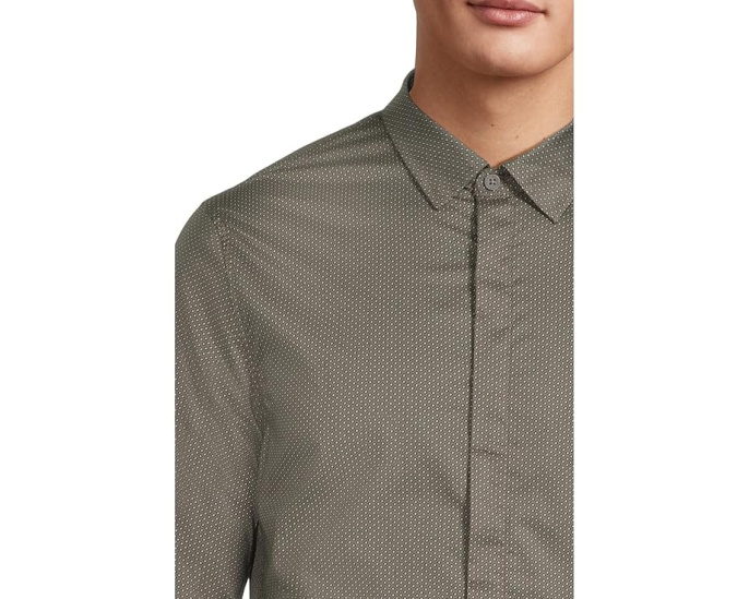 Рубашка Armani Exchange Slim Fit с принтом All Over Diamond