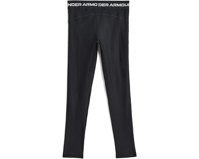 Леггинсы Under Armour HeatGear Leggings Black/White для детей