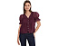 Топ с V-образным вырезом Pintuck Puff Sleeve от Vince Camuto