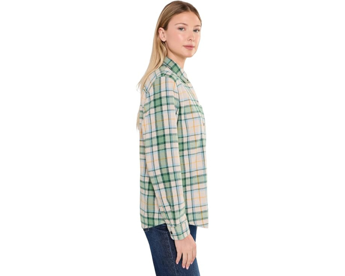 L.L.Bean Рубашка в клетку Scotch Plaid из мягкого хлопка