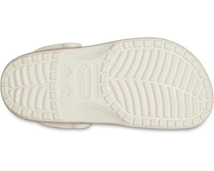 Кроксы Classic Clog с блестками и регулируемым ремешком