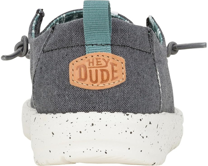 Лоферы Hey Dude Wendy Chambray с холщовым верхом для детей
