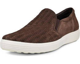 ECCO кеды Soft 7 Woven Slip-On с плетеным верхом