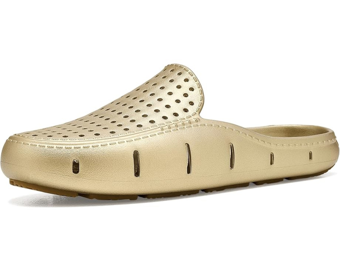 Floafers слайды Sunset Slide Metallic с поддержкой свода стопы