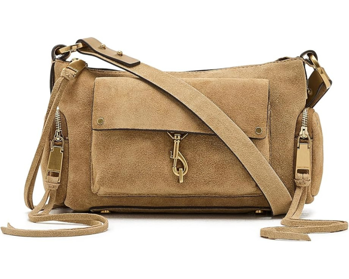Сумка на плечо Rebecca Minkoff M.A.B Utility из замши