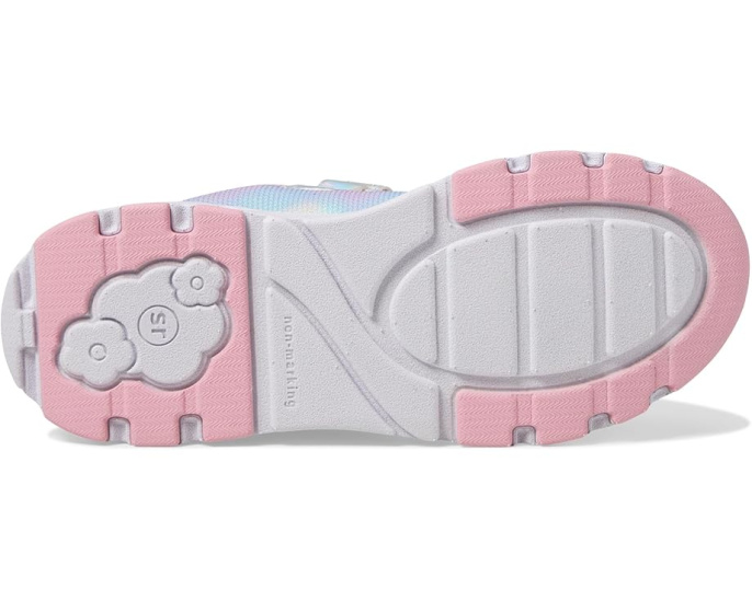 Кроссовки Stride Rite SR Lighted Glimmer 2.0 для детей с подсветкой и радужным дизайном