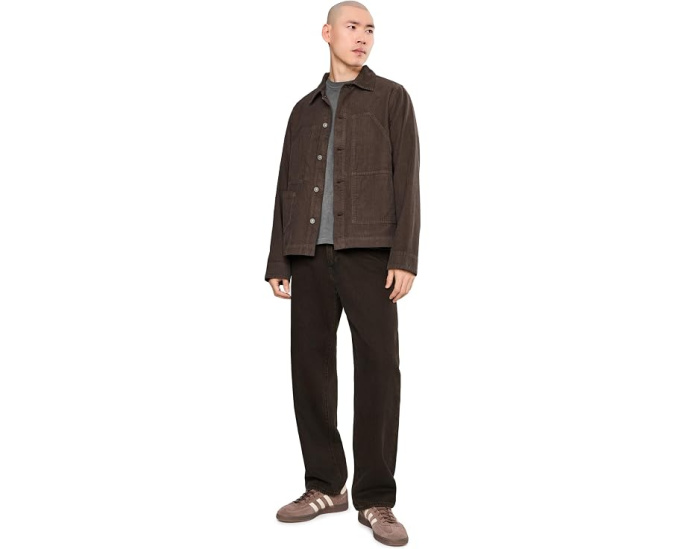 AllSaints Mukesh рубашка-куртка из вельвета на пуговицах