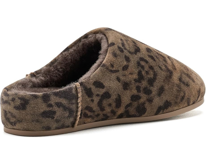 Тапочки UGG Elea Slip-On с леопардовым принтом