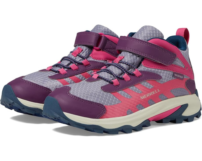 Кроссовки Merrell Moab Speed 2 Mid A/C Waterproof для детей с защитой от влаги