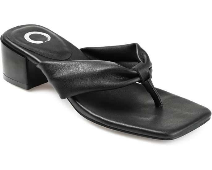 Босоножки Seelah от Journee Collection с плетеной отделкой и каблуком