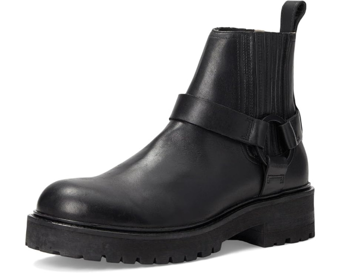Ботинки AllSaints Hank в стиле байкер с ремешками и массивной подошвой