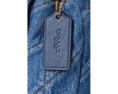 Сумка через плечо COACH Times Square Tabby с квилтингом темно-синяя