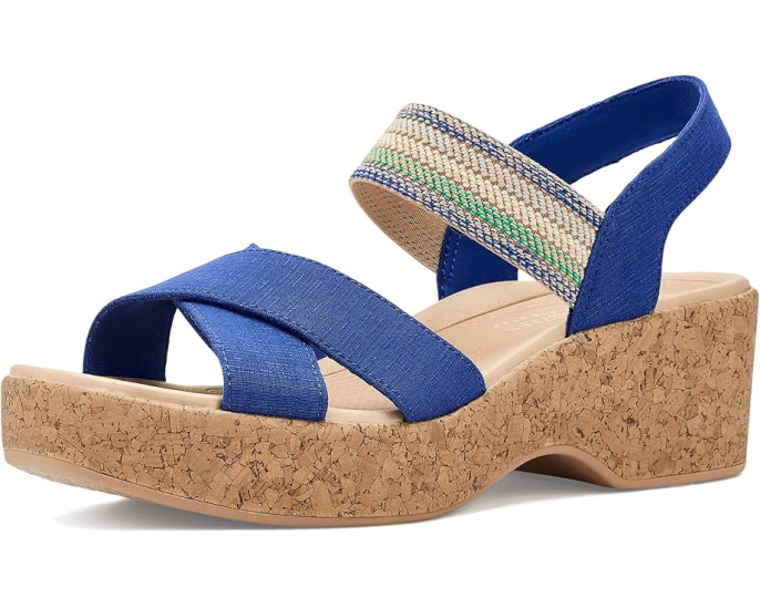 Босоножки Verity Slingback от LifeStride на танкетке с квадратным носком