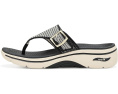 Сандалии SKECHERS GO Walk Arch Fit 2.0 Resort Day с блестками и клиньем