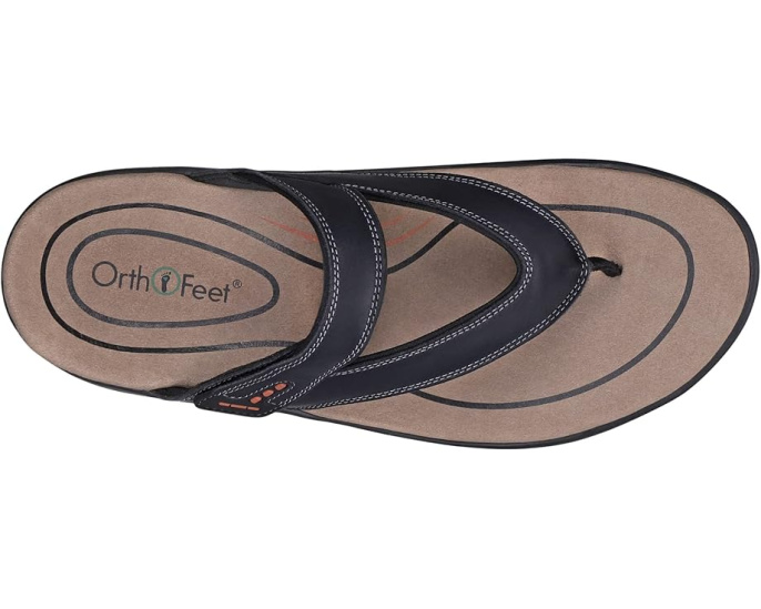 Сандалии Orthofeet Eldorado с ортопедической стелькой и регулируемыми ремнями