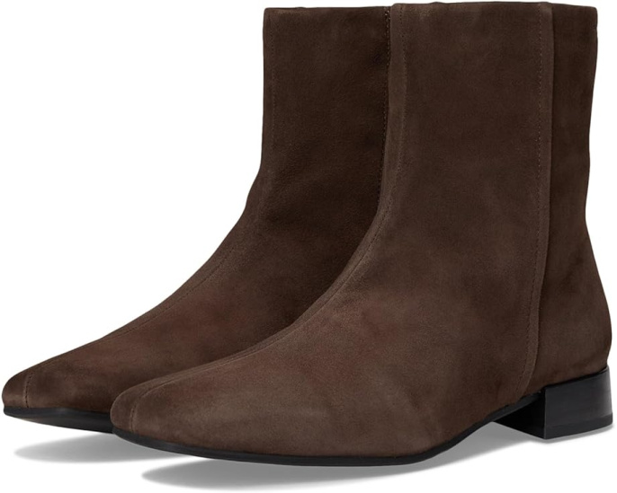 Замшевые ботильоны Vagabond Shoemakers Mona на каблуке