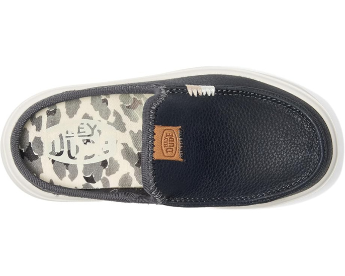 Детские кроссовки Hey Dude Kids Austin Lift Y Leather на платформе с гибкой подошвой