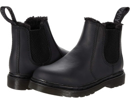 Ботинки Dr. Martens 2976 Leonore Mono T на шнурках с искусственным мехом