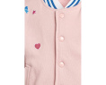 Детская бомбер-куртка Blossom Varsity Hatley розового цвета
