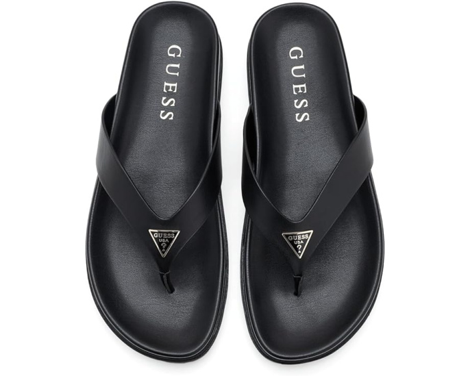 Сандалии Davelle GUESS с треугольным логотипом