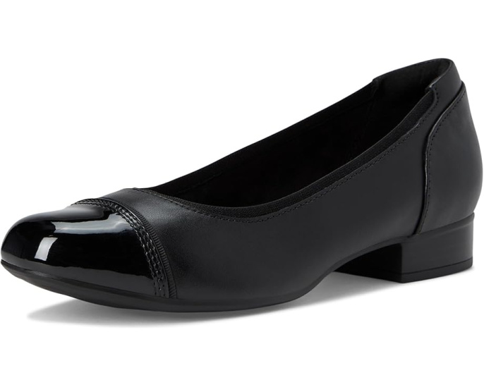 Туфли Clarks Krystine May с гладкой кожей и дышащей сетчатой подкладкой