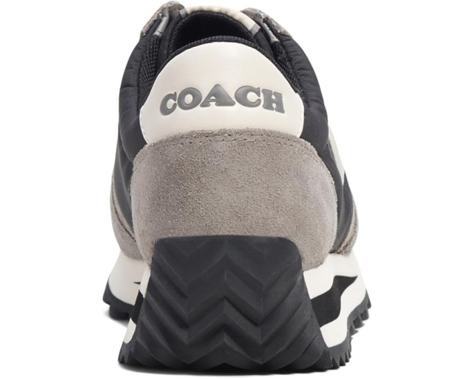 Кроссовки COACH Runner из замши и кожи