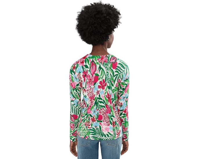 Свитер Salima от Lilly Pulitzer с цветочным принтом и реглан