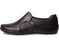 Мокасины Clarks Cora Poppy из текстурированной кожи и текстиля