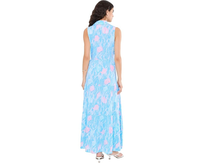 Макси-платье Riegan от Lilly Pulitzer с цветочным принтом