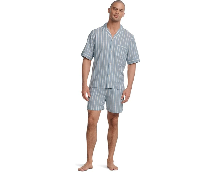 Eberjey пижама Nautico Shorts Pj Set в полоску