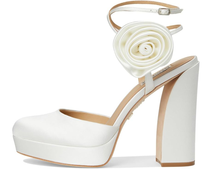 Badgley Mischka Туфли Janessa на платформе с крупным цветком и ремешком