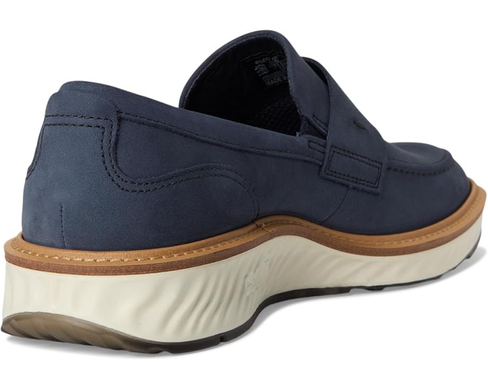 ECCO St.1 Hybrid Penny Loafer полуботинки с мысом из натуральной кожи