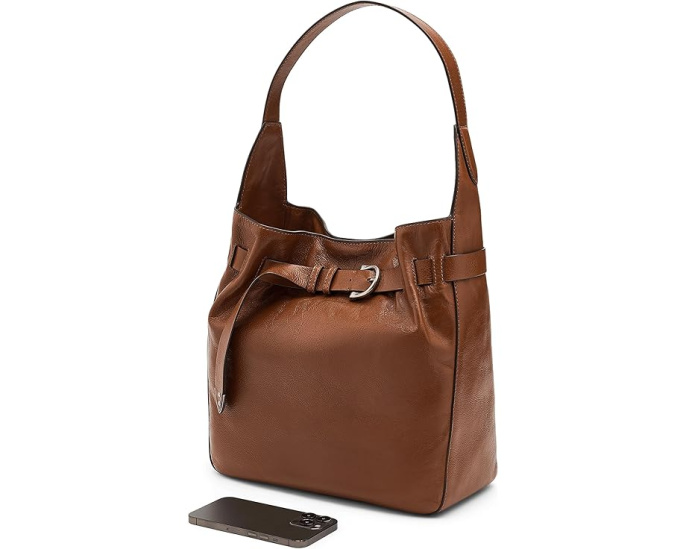 Сумка Frye Heather Hobo через плечо кожаная