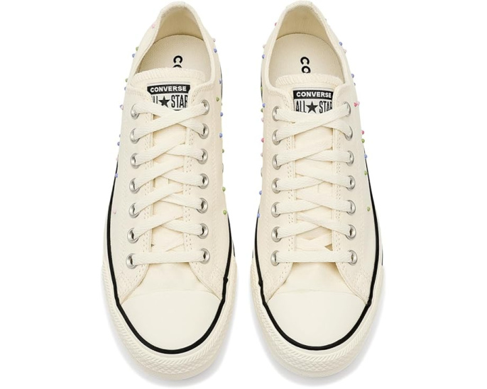 Кроссовки Converse Chuck Taylor All Star Low Top Mini Studs с пайетками на канве и резиновой подошвой