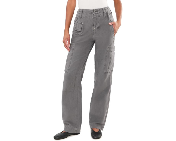 Free People брюки Tight Fuse Slim Utility с утилитарными деталями