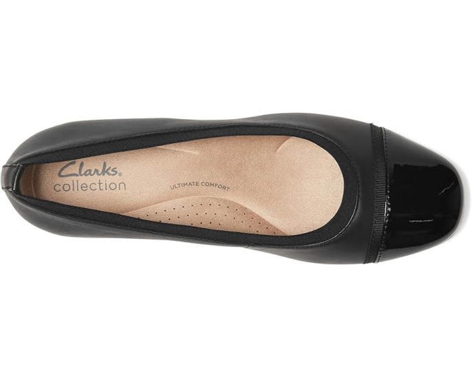 Туфли Clarks Marilyn Day с мыском-патент и устойчивым каблуком