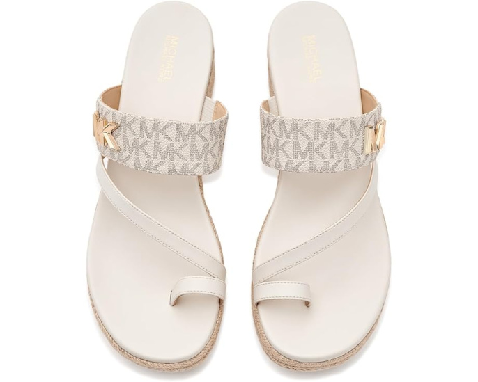 Босоножки MICHAEL Michael Kors Jilly Mid Wedge с плетеной отделкой