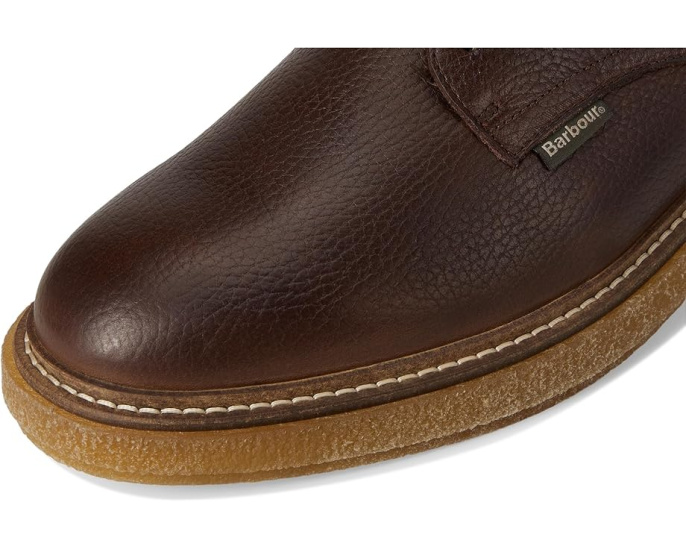Туфли Derby Barbour Harefield из кожи и замши с подошвой креп