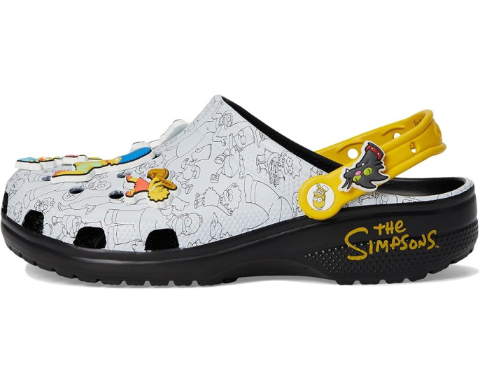 Клоги The Simpsons Classic Clog от Crocs с принтом и персонажами